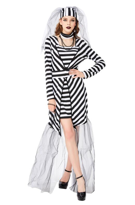 F1942 Women Prisoner Bride  Costume